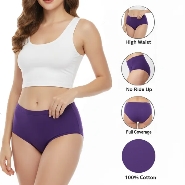 LADYWRAP_Women's_Multicolor_Printed_Cotton_,_Stretchable_Breathable_Hipster,_Briefs_Stylish_&_Comfortable_Daily_Wear_Panties_Soft_Fabric_Ladies_Underwear