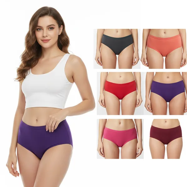 LADYWRAP_Women's_Multicolor_Printed_Cotton_,_Stretchable_Breathable_Hipster,_Briefs_Stylish_&_Comfortable_Daily_Wear_Panties_Soft_Fabric_Ladies_Underwear