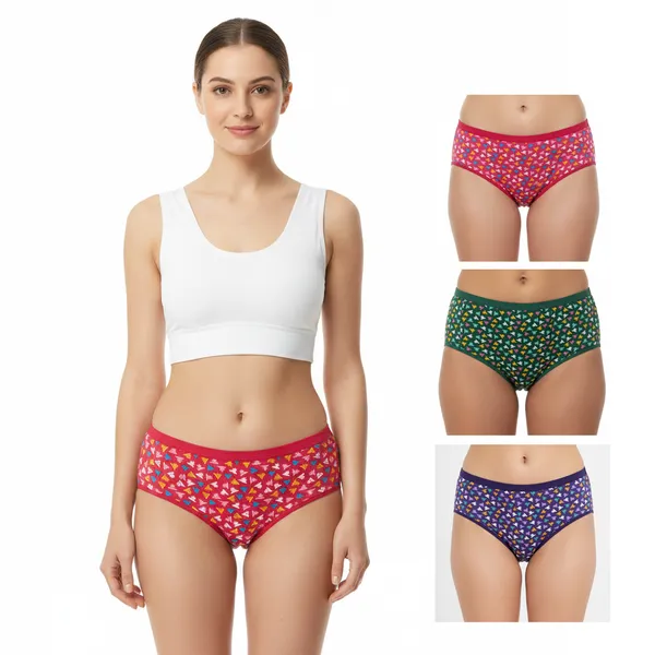 LADYWRAP_Women's_Multicolor_Printed_Cotton_,_Stretchable_Hipster,_Briefs_Stylish_&_Comfortable_Daily_Wear_Panties_Soft_Fabric_Ladies_Underwear
