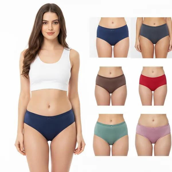 LADYWRAP_Women's_Multicolor_During_Your_Period,Stay_Confident,_No_Stains___,_4way_Stretch_Hipster_Briefs_Stylish_&_Comfortable_Daily_Wear_Panties_Soft_Fabric_Ladies_Underwear