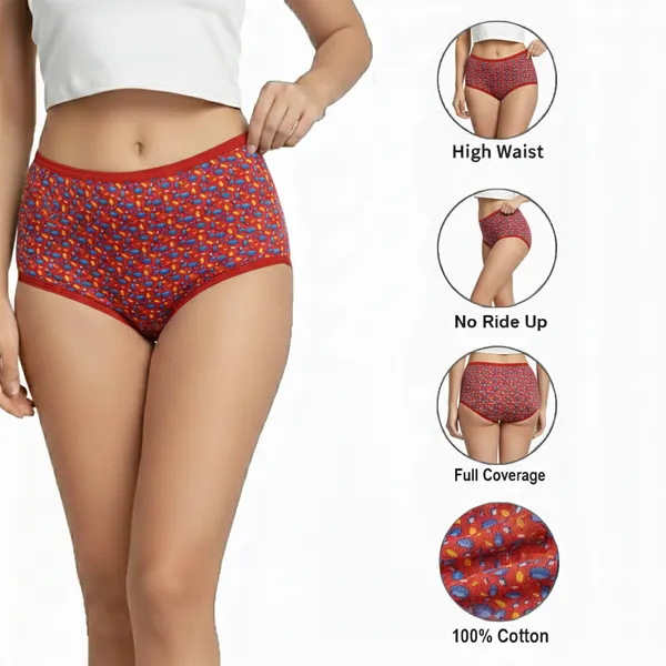 LADYWRAP_Women's_Multicolor_Printed_Cotton_,_Stretchable_Hipster,_Briefs_Stylish_&_Comfortable_Daily_Wear_Panties_Soft_Fabric_Ladies_Underwear