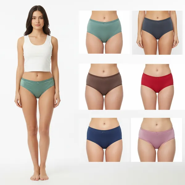 LADYWRAP_Women's_Multicolor_During_Your_Period,Stay_Confident,_No_Stains___,_4way_Stretch_Hipster_Briefs_Stylish_&_Comfortable_Daily_Wear_Panties_Soft_Fabric_Ladies_Underwear