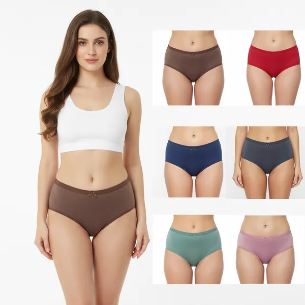 LADYWRAP_Women's_Multicolor_During_Your_Period,Stay_Confident,_No_Stains___,_4way_Stretch_Hipster_Briefs_Stylish_&_Comfortable_Daily_Wear_Panties_Soft_Fabric_Ladies_Underwear