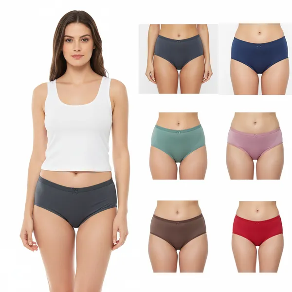 LADYWRAP_Women's_Multicolor_During_Your_Period,Stay_Confident,_No_Stains___,_4way_Stretch_Hipster_Briefs_Stylish_&_Comfortable_Daily_Wear_Panties_Soft_Fabric_Ladies_Underwear