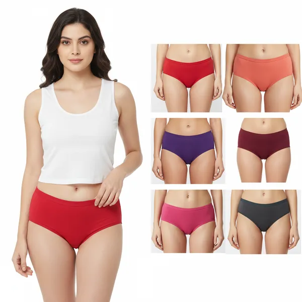 LADYWRAP_Women's_Multicolor_Printed_Cotton_Blend,_4way_Stretch_Hipster_Briefs_Stylish_&_Comfortable_Daily_Wear_Panties_Soft_Fabric_Ladies_Underwear