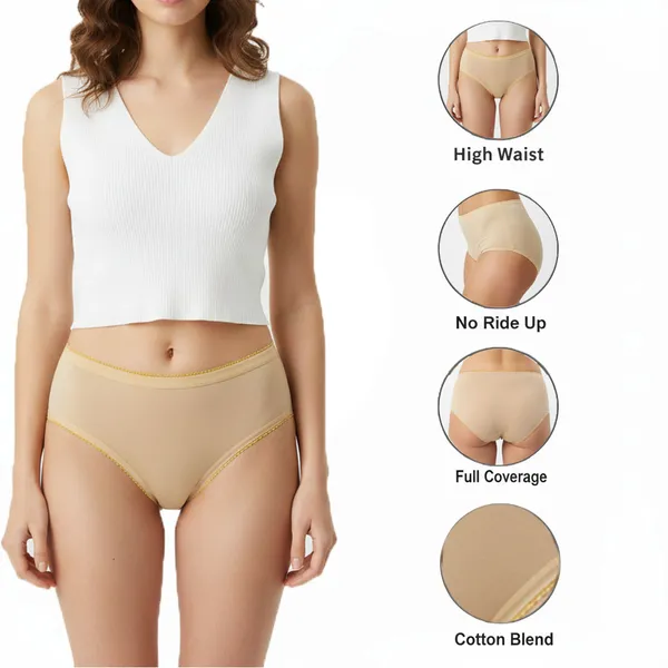 LADYWRAP_Women's_Multicolor_Printed_Cotton_Blend,_4way_Stretch_Hipster_Briefs_Stylish_&_Comfortable_Daily_Wear_Panties_Soft_Fabric_Ladies_Underwear