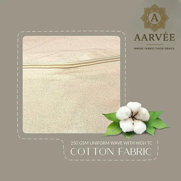 Set_Of-2_Beige_Cotton_Clothes_Storage_Bags,_With_Mesh_Window,_18_X_16_X_4.5_Inches,_Wardrobe_Organiser_For_Lehenga_And_Dresses