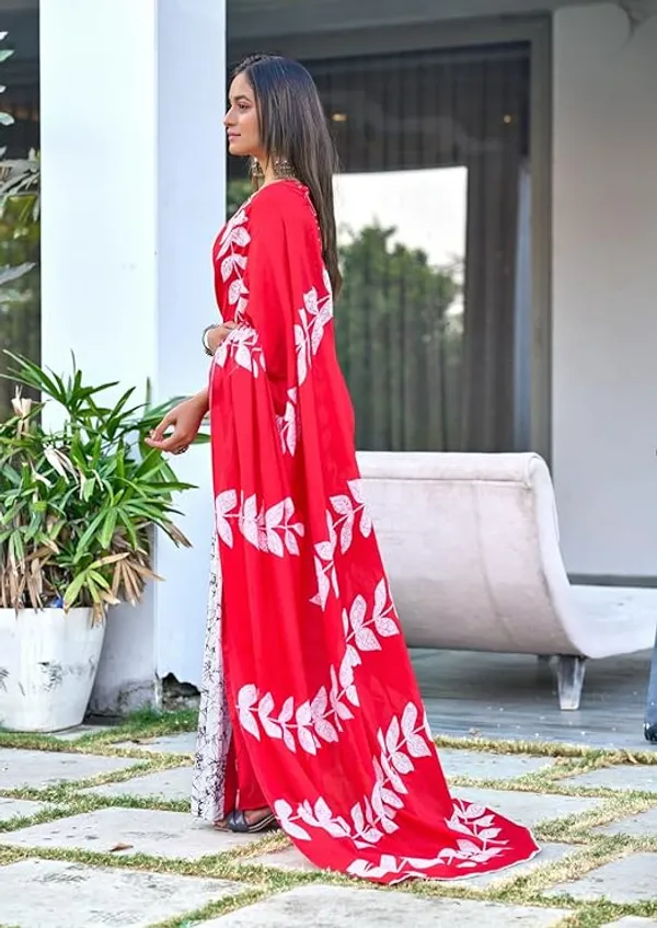 Brinda_Pure_Cotton_Printed_Saree_–_Royal_Red_&_Ivory_Leaf_Design