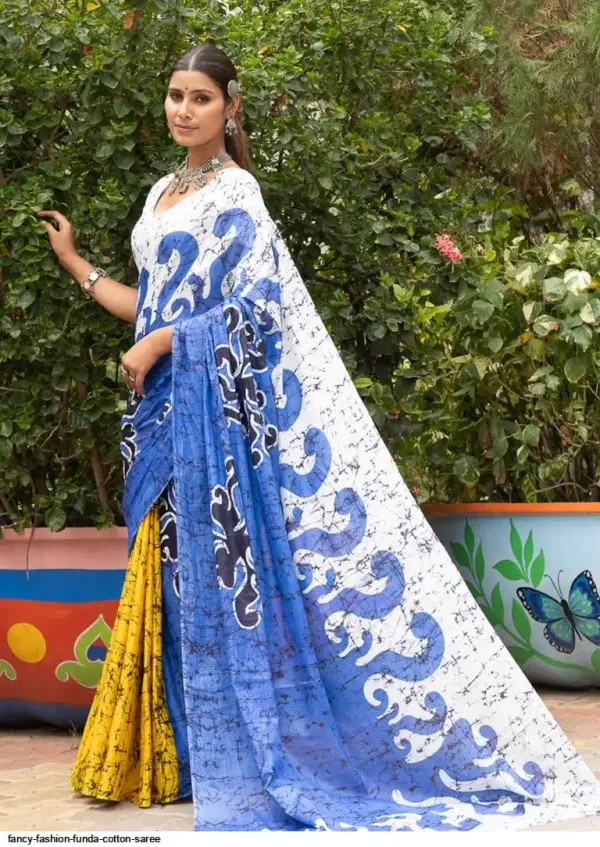 Funda_Pure_Cotton_Saree_–_Multicolor_Abstract_Fusion_Print