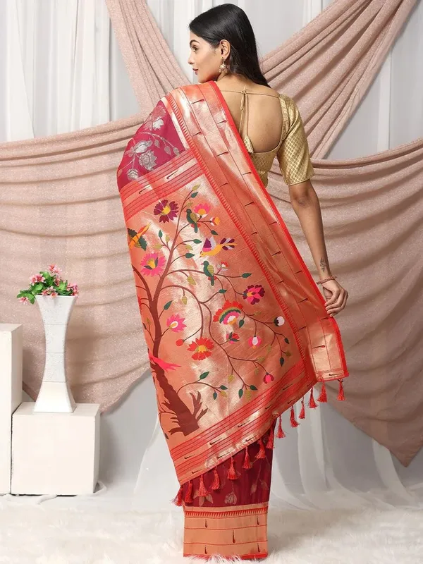 Royal_Crimson_Zari_Woven_Silk_Saree