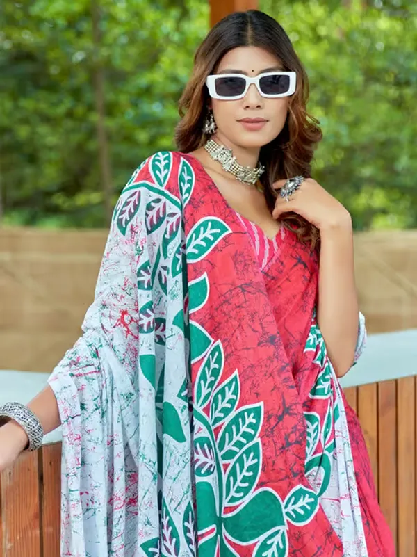 Women's_Cotton_Pink_Printed_Designer_Saree_With_Blouse_Piec