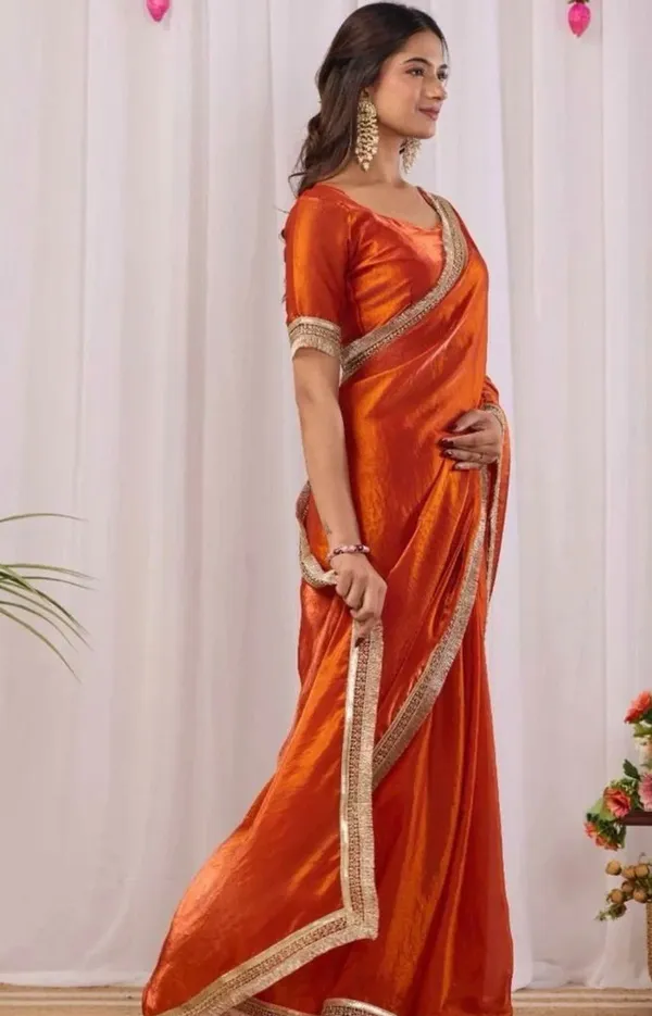 Royal_Sunset_Orange_Silk_Saree