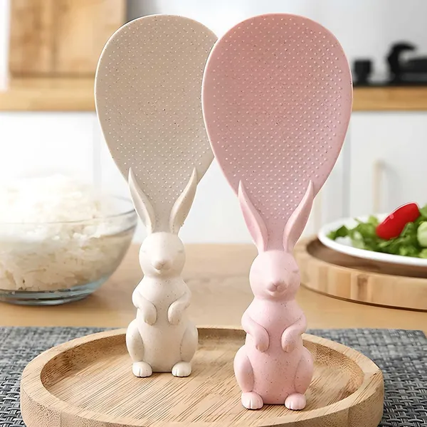 Multicolor_Stand-Up_Non-Stick_Rice_Spoon_(Pack_Of_2)