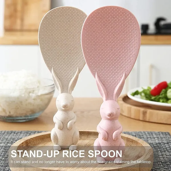 Multicolor_Stand-Up_Non-Stick_Rice_Spoon_(Pack_Of_2)