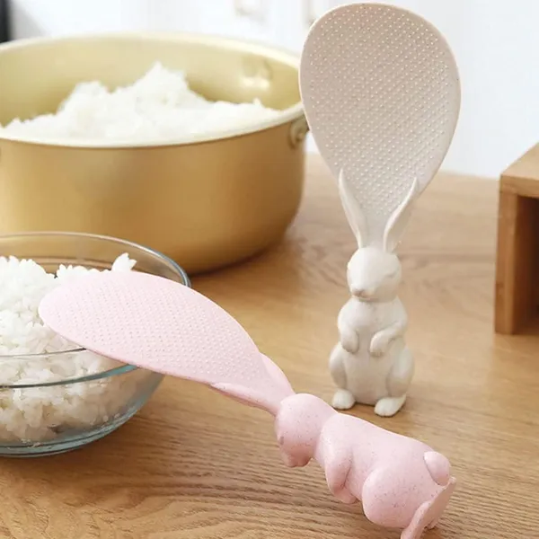 Multicolor_Stand-Up_Non-Stick_Rice_Spoon_(Pack_Of_2)