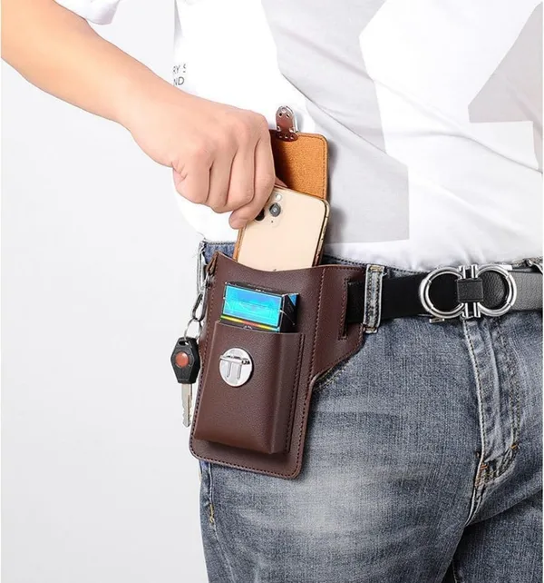 Multicolor_Pu_Leather_Mobile_Pouch_With_Belt_Loop