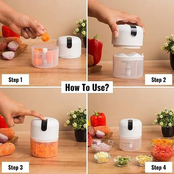 Multicolor_Mini_Electric_Meat/Garlic_Chopper