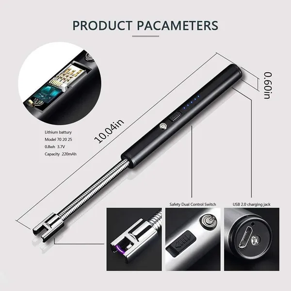 Multicolor_Usb_Plasma_Electric_Lighter