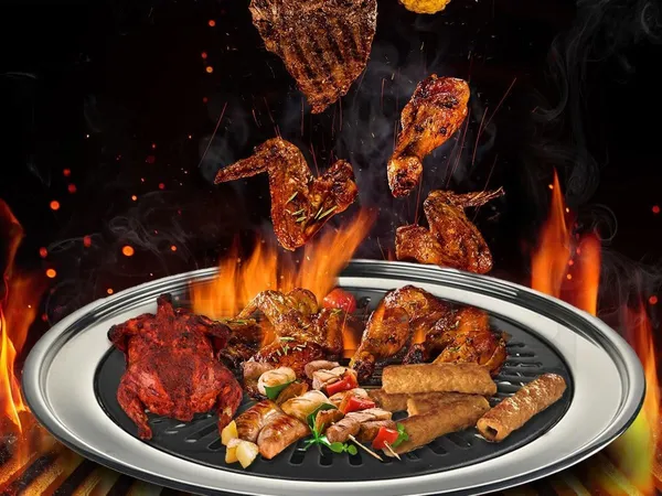 Multicolor_Indoor_Gas_Smokeless_Barbeque_Grill