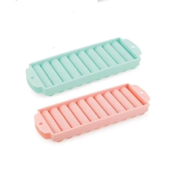 Multicolor_10_Cylinder_Ice_Cube_Tray_With_Lid_(Pack_Of_2)