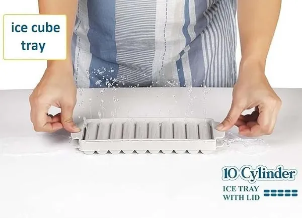 Multicolor_10_Cylinder_Ice_Cube_Tray_With_Lid_(Pack_Of_2)