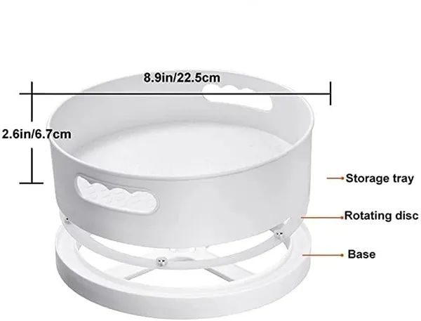 White_Multi-Purpose_360°_Rotating_Organizer_Tray