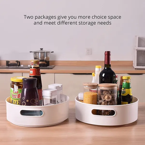 White_Multi-Purpose_360°_Rotating_Organizer_Tray