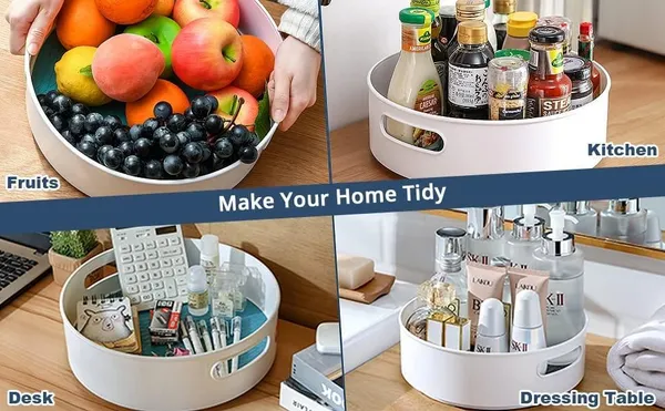 White_Multi-Purpose_360°_Rotating_Organizer_Tray