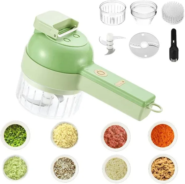 Multicolor_4_In_1_Portable_Electric_Vegetable_Cutter_Set