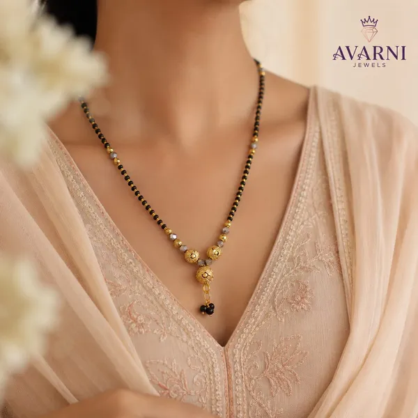 Avarni_Jewels_Contemporary_Beaded_Mangalsutra_Necklace