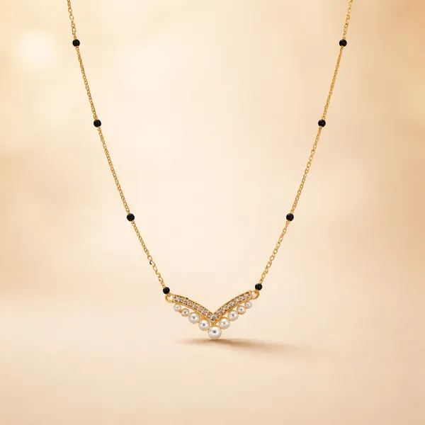 Avarni_Jewels_Pearl_Chevron_Modern_Mangalsutra