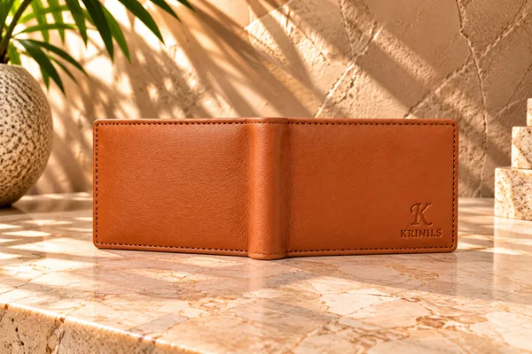 COMBO_OF_SAFFRON_COLOR_WALLET_AND_BLACK_BELT