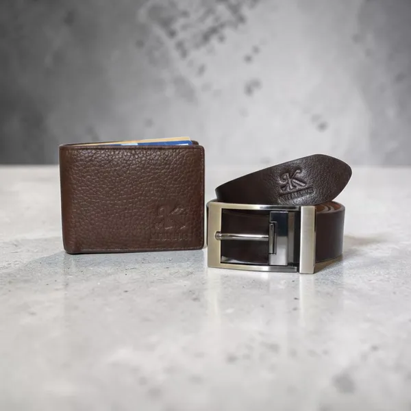 COMBO_OF_DARK_BROWN_LEATHER_WALLET_AND_BELT