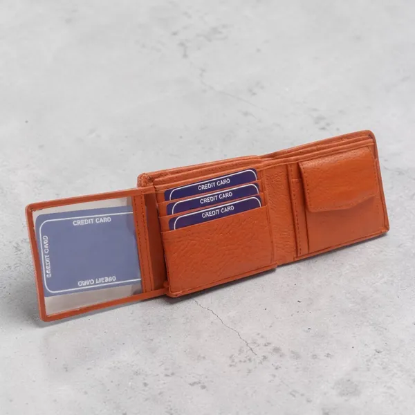COMBO_OF_SAFFRON_COLOR_WALLET_AND_BLACK_BELT