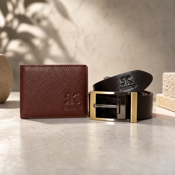 COMBO_OF_DARK_RED_WALLET_AND_BROWN_BELT