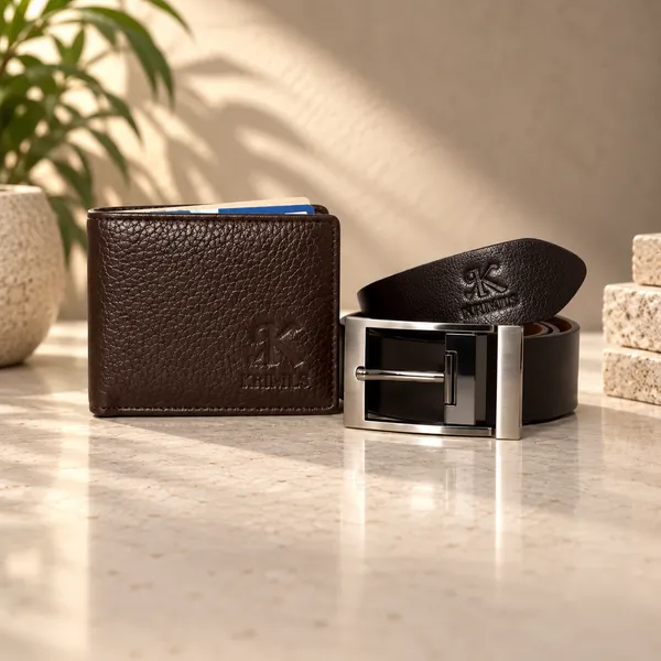 COMBO_OF_DARK_BROWN_LEATHER_WALLET_AND_BELT