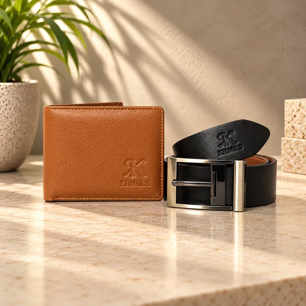 COMBO_OF_LEATHER_WALLET_BISCUIT_COLOR__AND_BLACK_BELT