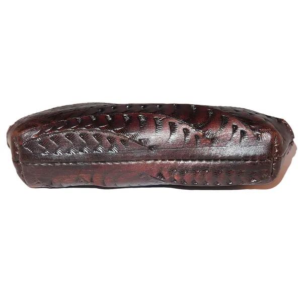 Brown_,_Leather_Coin_Purse_In_Half_Round_Shape_For_Women