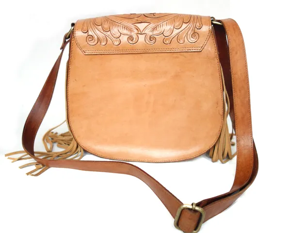 Brown_Turquoise_Genuine_Leather_Handmade_Tassel_Crossbody_Sling_Bag,_Tan_With_Semi-Precious_Stone_For_Women