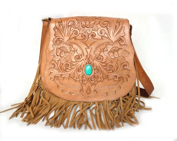 Brown_Turquoise_Genuine_Leather_Handmade_Tassel_Crossbody_Sling_Bag,_Tan_With_Semi-Precious_Stone_For_Women