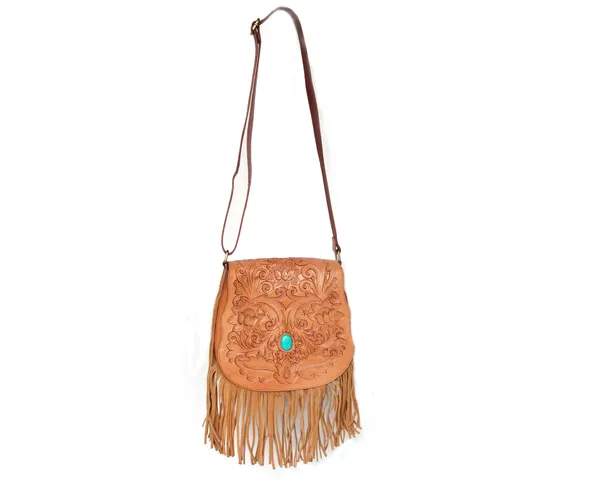 Brown_Turquoise_Genuine_Leather_Handmade_Tassel_Crossbody_Sling_Bag,_Tan_With_Semi-Precious_Stone_For_Women