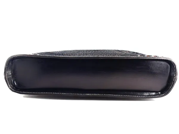Black_Real_Leather_Bag_Handmade_Party_Wear_For_Women