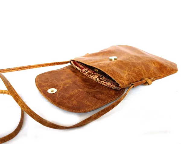 Tan_Cross_Body_Bag_&_Girl_Vintage_Sling_Leather_Knotted_Strap_For_Women