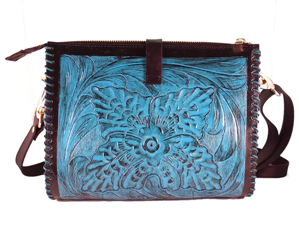Turquoise_Handmade_Genuine_Leather_Crossbody_Sling_Bags,_For_Women