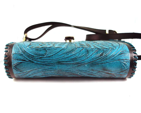Turquoise_Handmade_Genuine_Leather_Crossbody_Sling_Bags,_For_Women