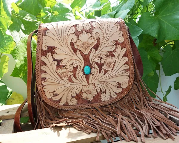 Natural_Brown_Genuine_Leather_Handmade_Tassel_Crossbody_Sling_Bag,_Tan_With_Semi-Precious_Stone_For_Women