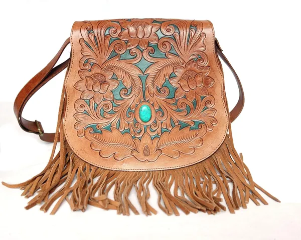 Brown_Turquoise_Genuine_Leather_Handmade_Tassel_Crossbody_Sling_Bag,_Tan_With_Semi-Precious_Stone_For_Women