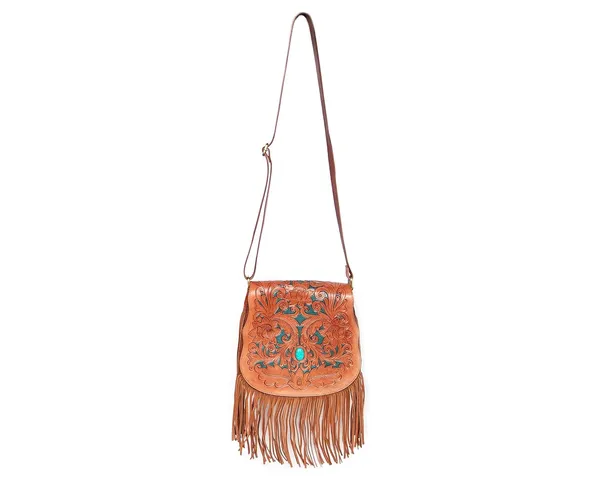 Brown_Turquoise_Genuine_Leather_Handmade_Tassel_Crossbody_Sling_Bag,_Tan_With_Semi-Precious_Stone_For_Women