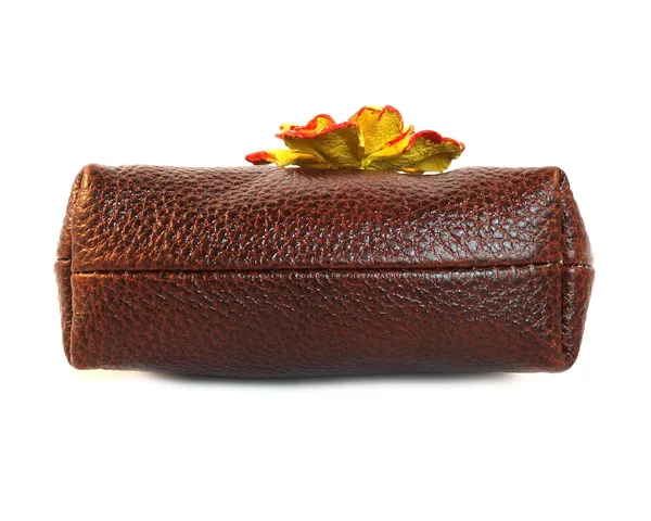 Red_&_Brown_Handmade_Kiss_Lock_Genuine_Leather_Coin_Purse,_For_Women