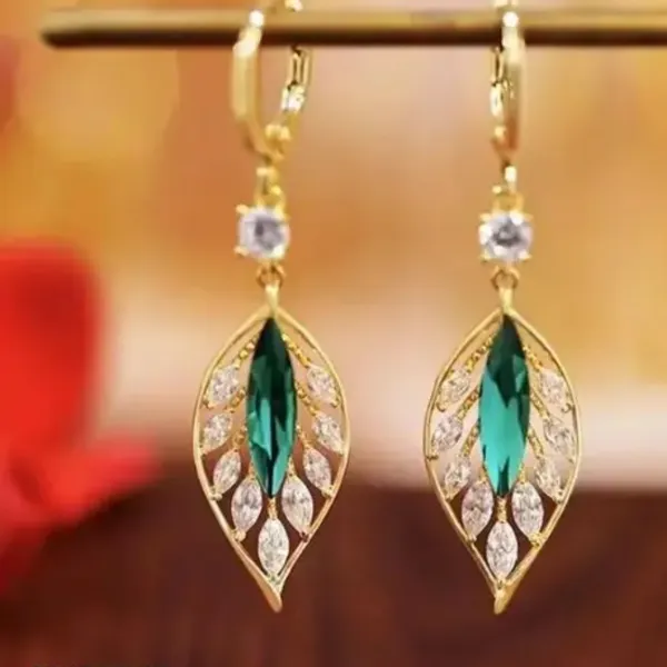 Green_Premium_Anti-Tarnish_Earring_For_Women